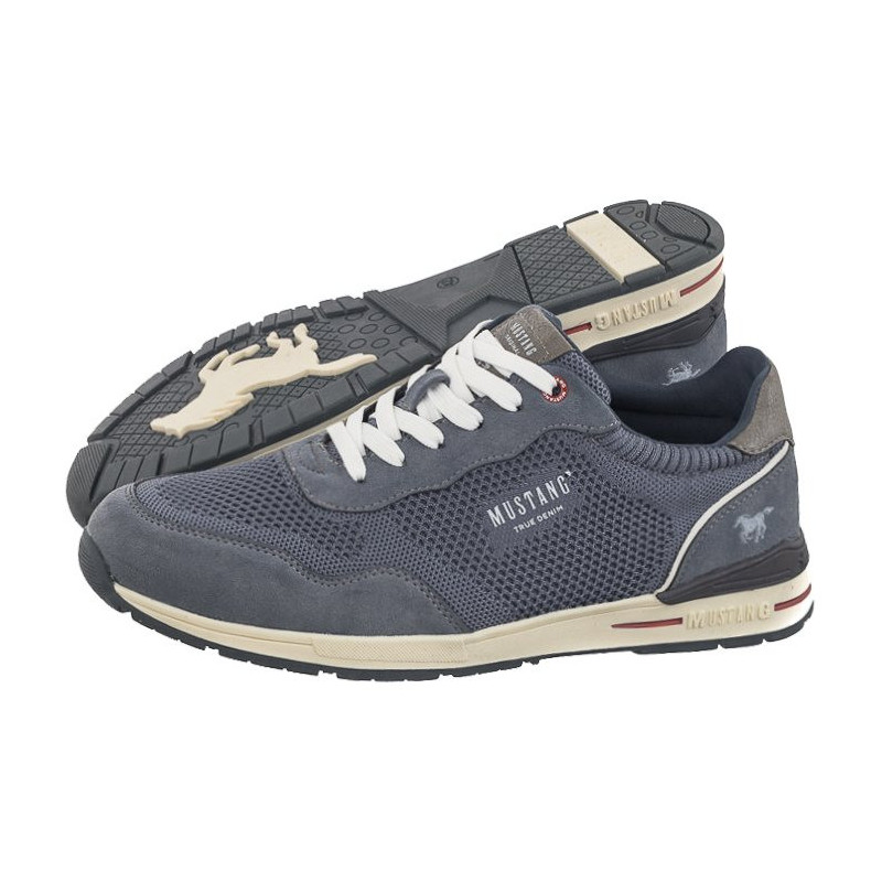 Mustang Niebieskie 4154-317-008 (MU542-a) sports shoes