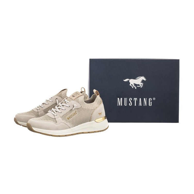 Mustang Beżowe 1487-301-243 (MU543-a) shoes