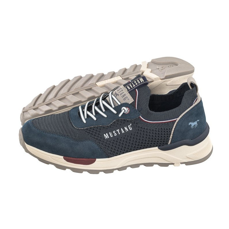 Mustang Granatowe 4186-308-800 (MU541-a) sports shoes