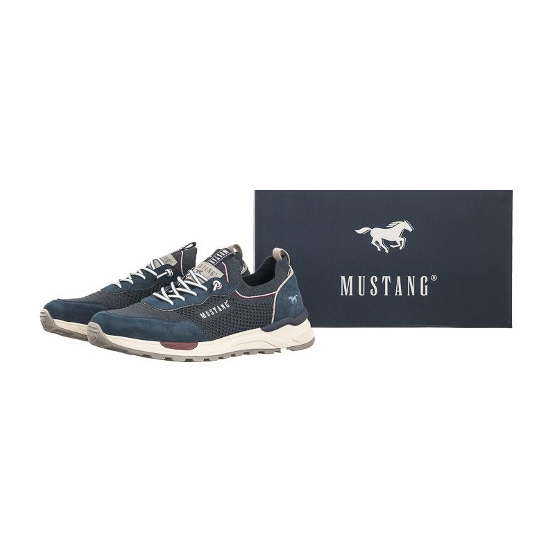 Mustang Granatowe 4186-308-800 (MU541-a) sports shoes