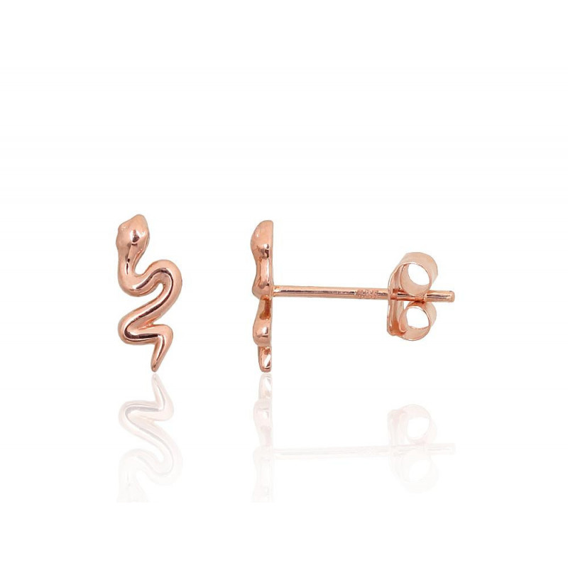 Gold classic studs earrings 1201676(Au-R), Red Gold 585°