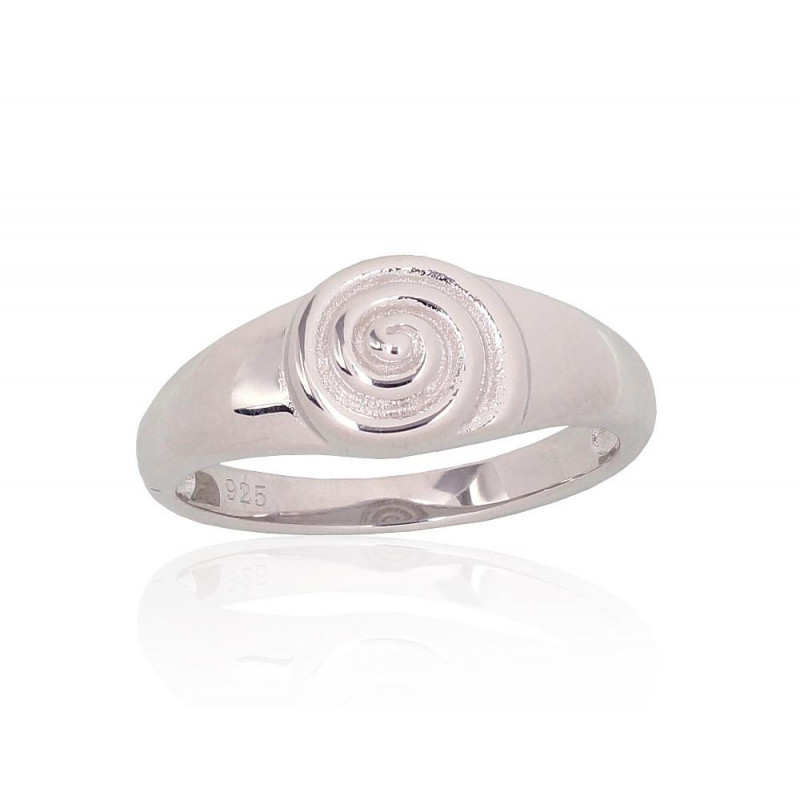 Silver ring 2101936(PRh-Gr), Silver 925°, Rhodium (Plating)