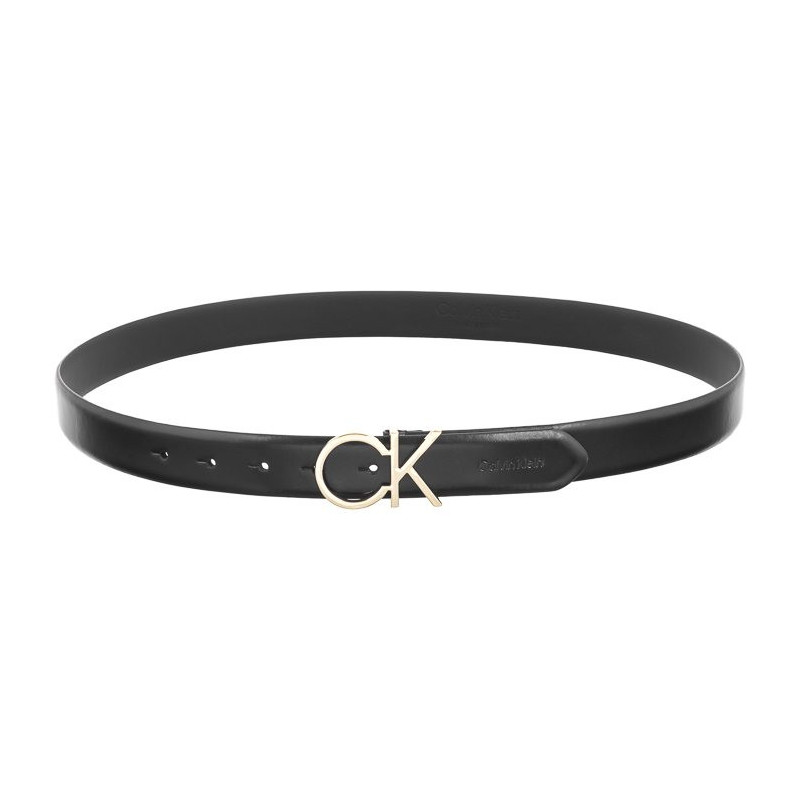 Calvin Klein Re Lock CK Logo Belt 30mm K60K610157 BEH Black CK505 a belt