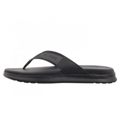 Tommy Hilfiger Comfort Toe Post Beach Sandal Black FM0FM05097 BDS (TH1110-a) shoes