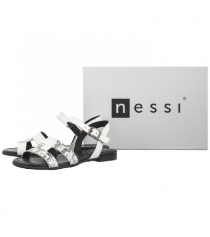 Nessi Białe 24632 (NE388-a) sandals