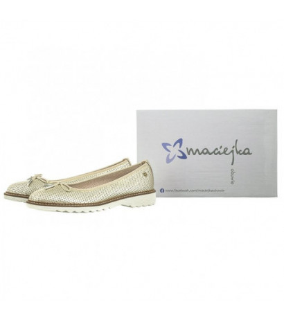 Maciejka Złote P6509-25/00-1 (MA1230-b) ballerinas