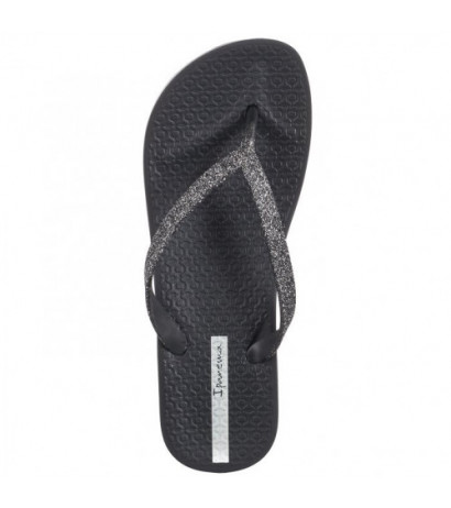 Ipanema Mesh Chic Plat Fem 83386/AJ496 Black/Glitter Black (IP79-a) flip flops