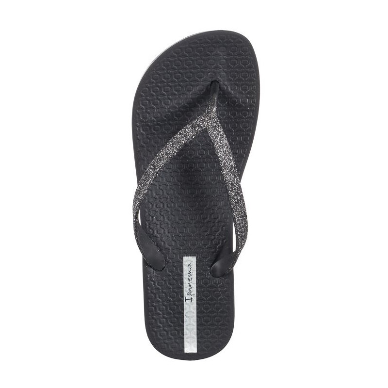 Ipanema Mesh Chic Plat Fem 83386/AJ496 Black/Glitter Black (IP79-a) flip flops