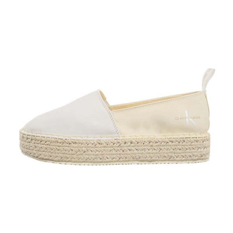 Calvin Klein Platform Espadrille Mix Ml Mtl Creamy White/White YW0YW001622 0F8 (CK513-b) sneakers