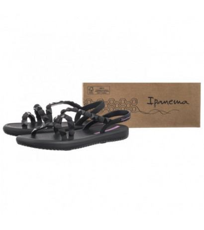 Ipanema Meu Sol Flatform AD 27148/AV840 Black/Lilac (IP74-a) sandals