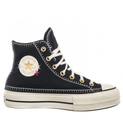 Converse CTAS Lift HI Black Egret Gold A08731C CO693 a shoes