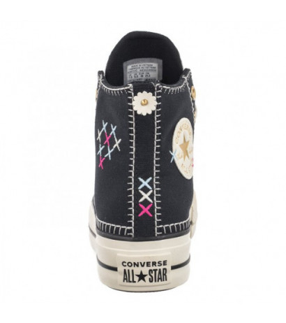 Converse CTAS Lift HI Black/Egret/Gold A08731C (CO693-a) shoes