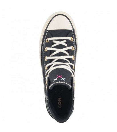 Converse CTAS Lift HI Black/Egret/Gold A08731C (CO693-a) shoes