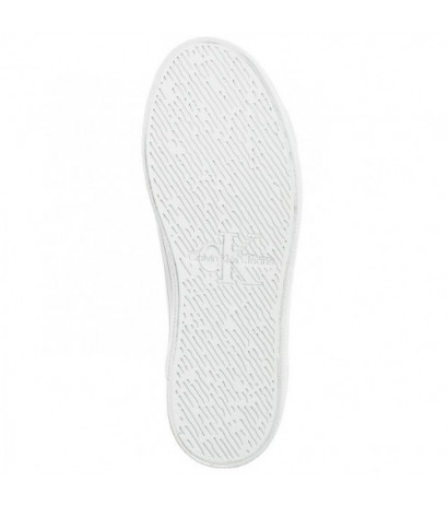 Calvin Klein Vulc Flatform Laceup Lth Bright White/Silver YW0YW01474 0K9 (CK507-a) shoes