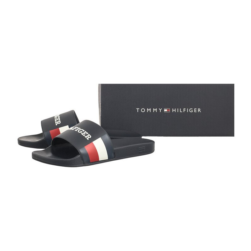 Tommy Hilfiger Rwb Pool Slide Desert Sky FM0FM05093 DW5 (TH1114-a) slippers