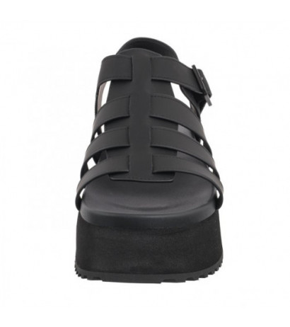 Calvin Klein Platform Buckle Rubber Mg Mtl Triple Black YW0YW01513 0GT (CK509-b) shoes