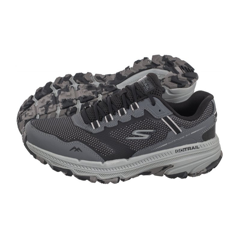 Skechers Go Run Trail Altitude 2.0 Black/Gray 220754/BKGY (SK185-a) shoes