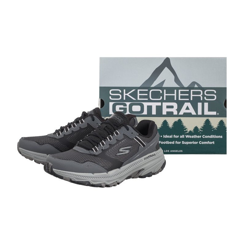 Skechers Go Run Trail Altitude 2.0 Black/Gray 220754/BKGY (SK185-a) shoes