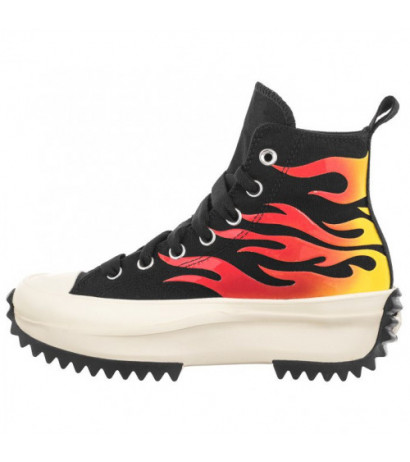 Converse Run Star Hike Hi Black/White/Enamel Red A08766C (CO697-a) shoes