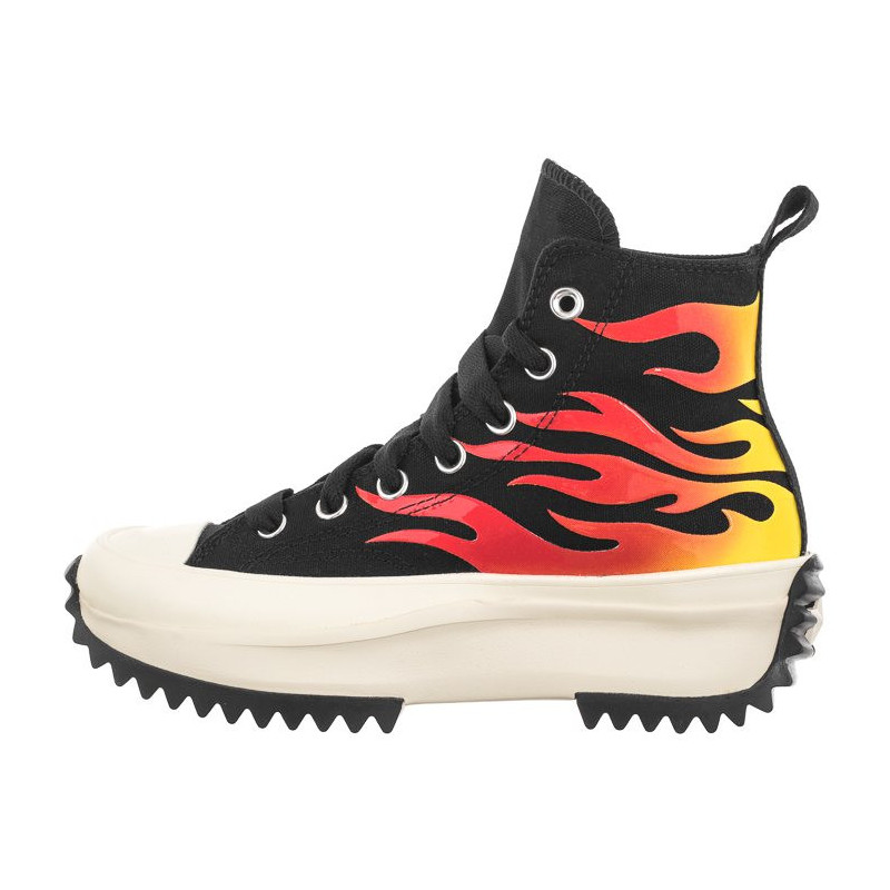 Converse Run Star Hike Hi Black/White/Enamel Red A08766C (CO697-a) shoes