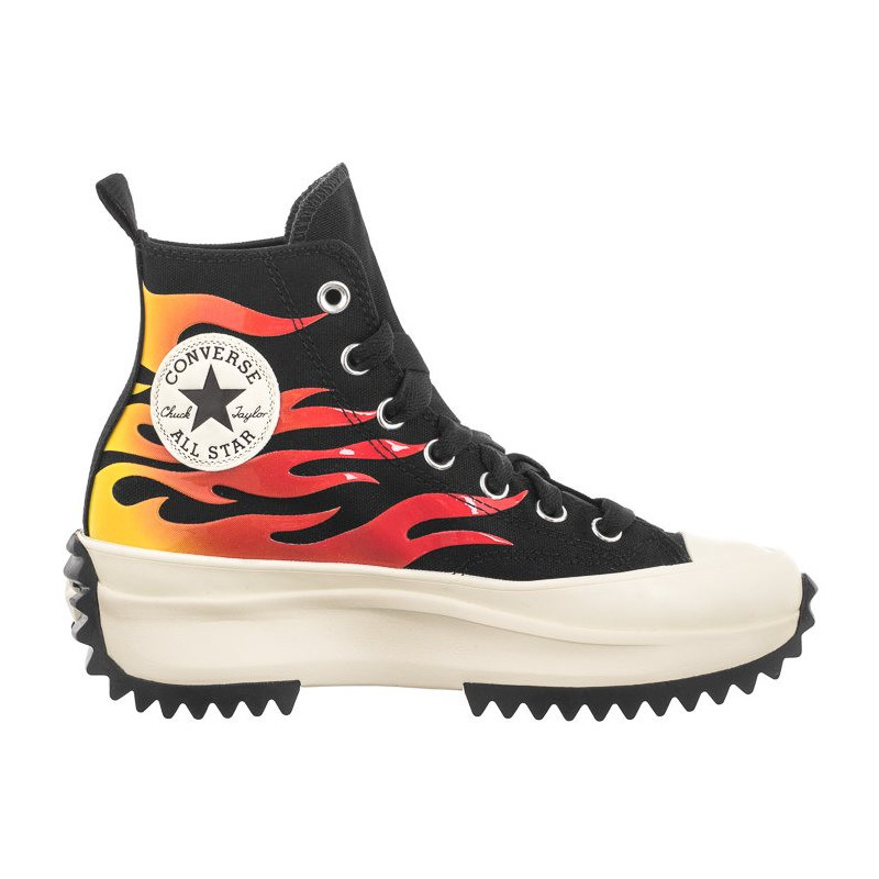 Converse Run Star Hike Hi Black/White/Enamel Red A08766C (CO697-a) shoes