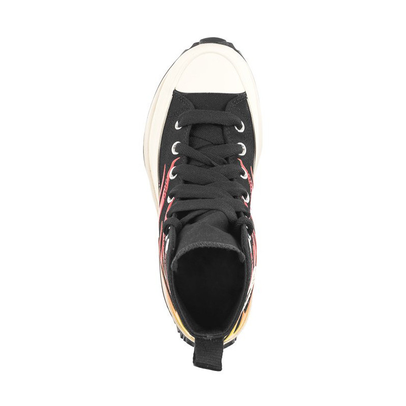 Converse Run Star Hike Hi Black/White/Enamel Red A08766C (CO697-a) shoes