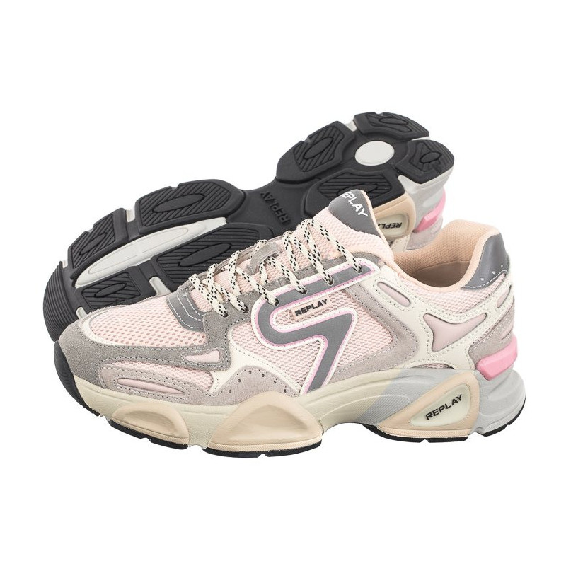 Replay Destiny W Mix 2 GWS9N.000.C0002T RS9N0002T 3325 Lt Grey Lt Pink (RP24-a) sports Shoes