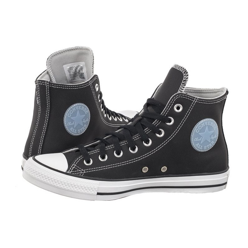 Converse chuck taylor all star hi black trainers online