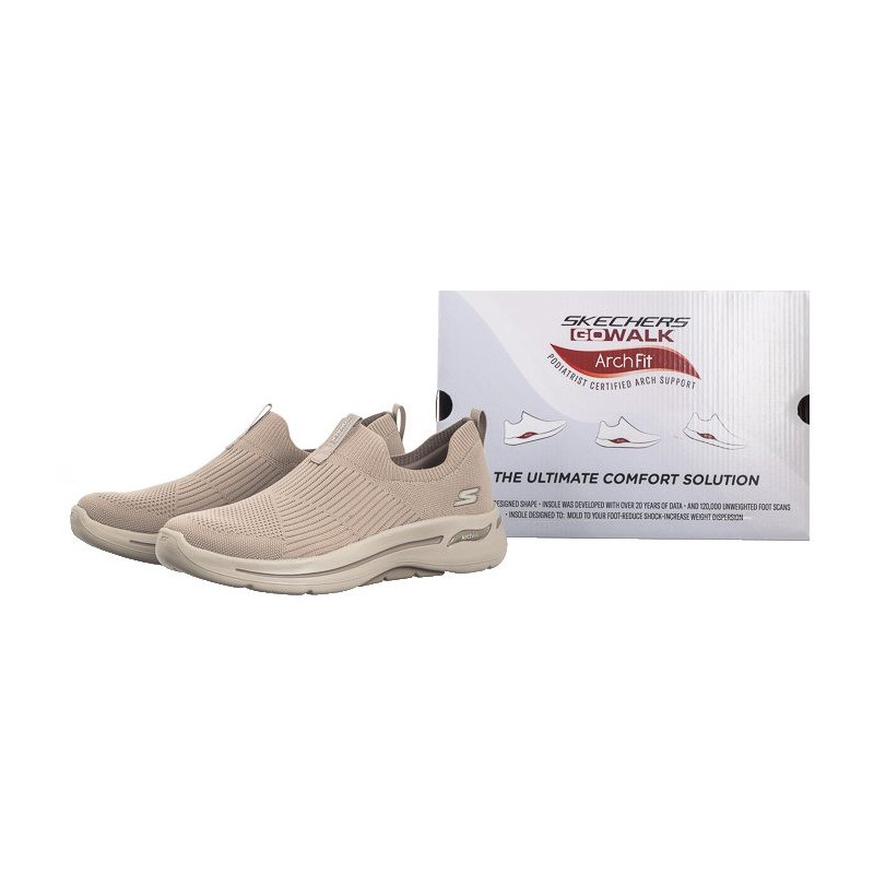 Skechers Go Walk Arch Fit Taupe 124409/TPE (SK148-b) sports Shoes