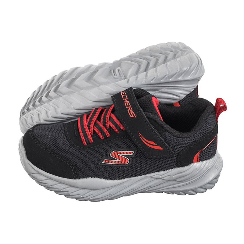 Skechers Nitro Sprint Black/Red 407308N/BKRD (SK181-a) sports shoes