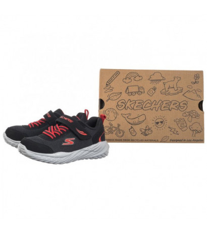 Skechers Nitro Sprint Black/Red 407308N/BKRD (SK181-a) sports shoes