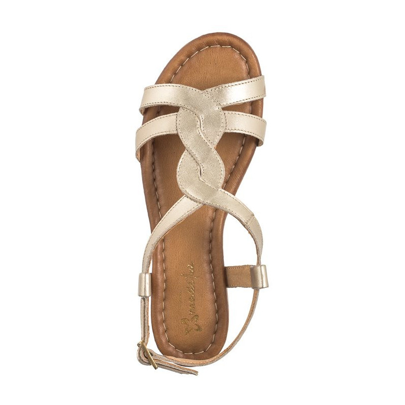 Maciejka Złote 06568-25/00-5 (MA1223-a) sandals