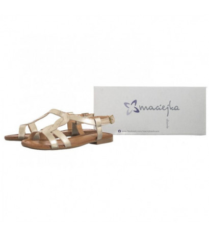 Maciejka Złote 06568-25/00-5 (MA1223-a) sandals