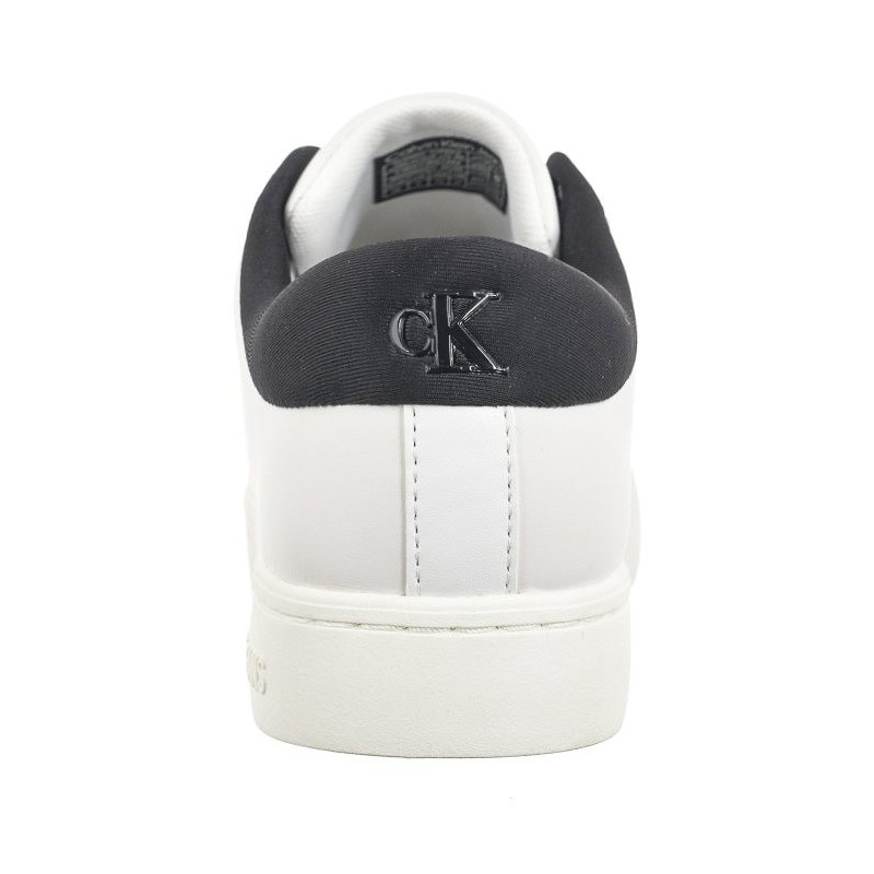 Calvin Klein Classic Cupsole Lowlaceup Lth Wn Bright White/Black YW0YW01444 0GM (CK511-a) shoes