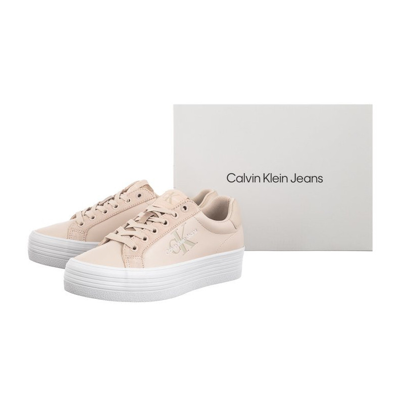 Calvin Klein Bold Vulc Flatf Low Mix Ml Mtr Whisper Pink/White YW0YW01492 0JV (CK504-a) sports Shoes