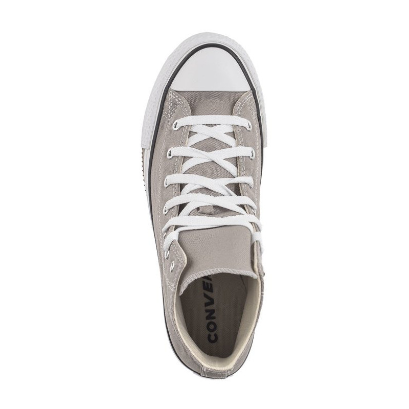 Converse CTAS Eva Lift Hi Totally Neautral/White/Black A07346C (CO660-b) shoes