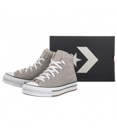 Converse CTAS Eva Lift Hi Totally Neautral/White/Black A07346C (CO660-b) shoes