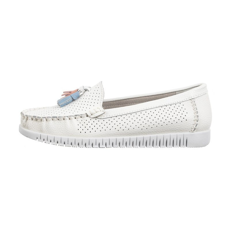 Venezia Białe Ażurowe FTG210621B White (VE777-b) shoes