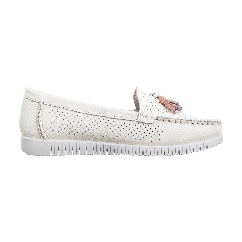 Venezia Białe Ażurowe FTG210621B White (VE777-b) shoes