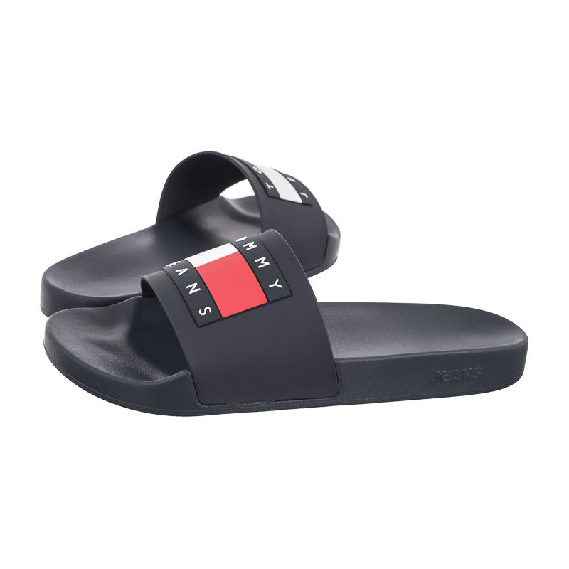 Tommy Hilfiger Jeans Pool Slide Ess Dark Night Navy EN0EN01191 C1G (TH1115-a) slippers