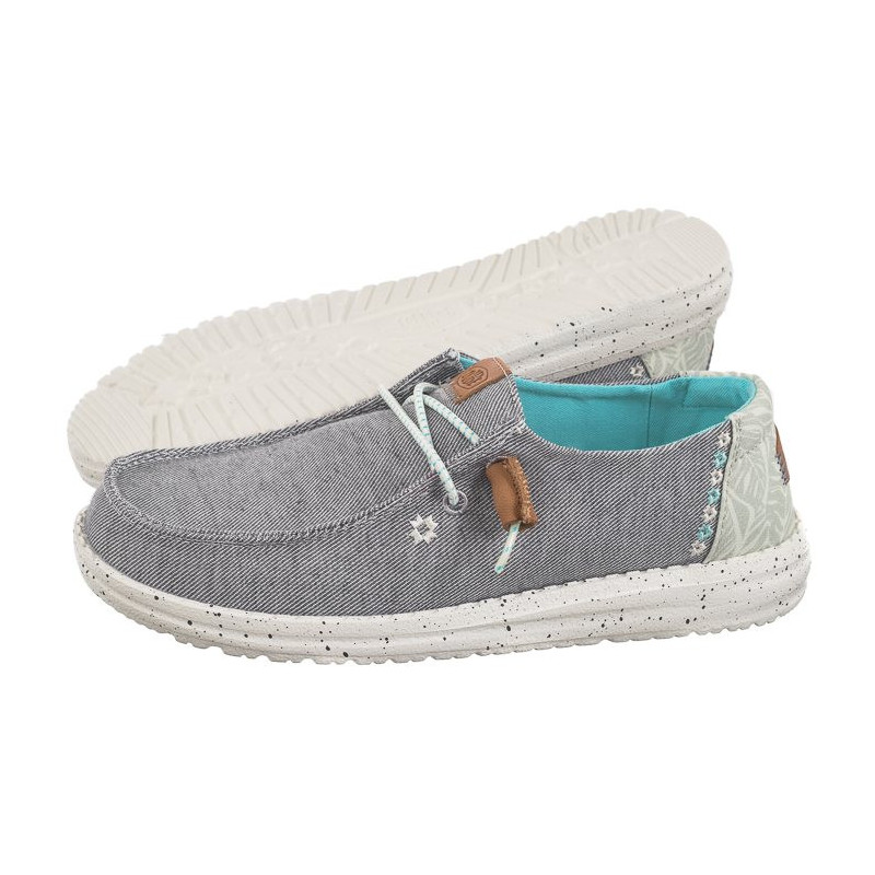 Hey Dude Wendy Heathered Slub Tropical Grey 40753-030 (HY23-a) shoes