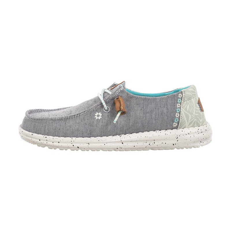 Hey Dude Wendy Heathered Slub Tropical Grey 40753-030 (HY23-a) shoes