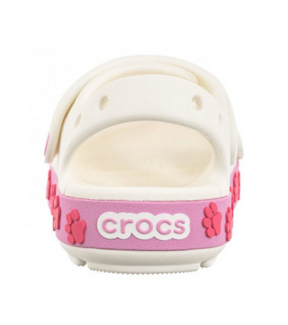 Crocs Crocband Cruiser Pet Sandal White/Pink Tweed 210030-1NG (CR335-a) sandals