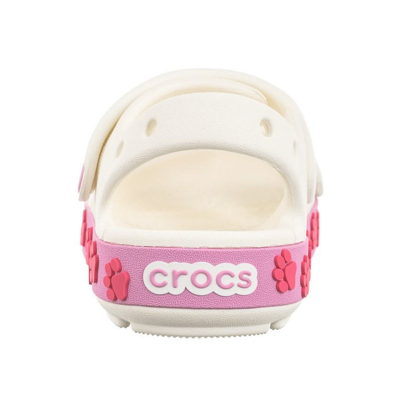 Crocs Crocband Cruiser Pet Sandal White/Pink Tweed 210030-1NG (CR335-a) sandals