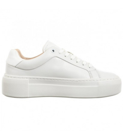 Calvin Klein Ff Cupsole LAce Up W/Ml Lth Triple White HW0HW02118 0K4 (CK510-a) shoes