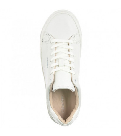 Calvin Klein Ff Cupsole LAce Up W/Ml Lth Triple White HW0HW02118 0K4 (CK510-a) shoes