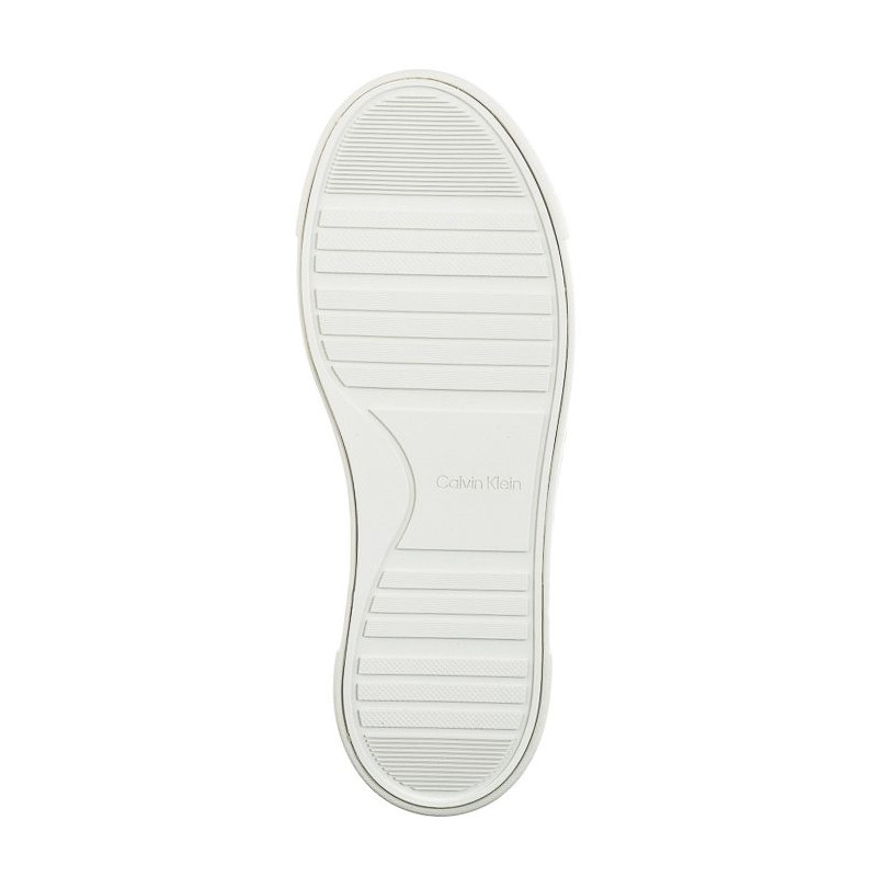 Calvin Klein Ff Cupsole LAce Up W/Ml Lth Triple White HW0HW02118 0K4 (CK510-a) shoes