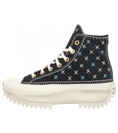 Converse Run Star Hike Hi Black/Egret/Gold A08733C (CO694-a) shoes