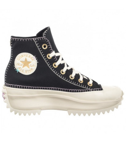 Converse Run Star Hike Hi Black/Egret/Gold A08733C (CO694-a) shoes