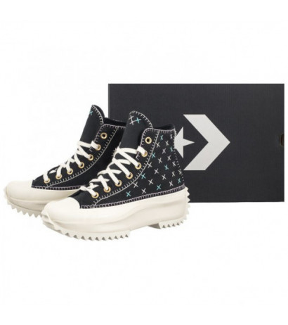 Converse Run Star Hike Hi Black/Egret/Gold A08733C (CO694-a) shoes